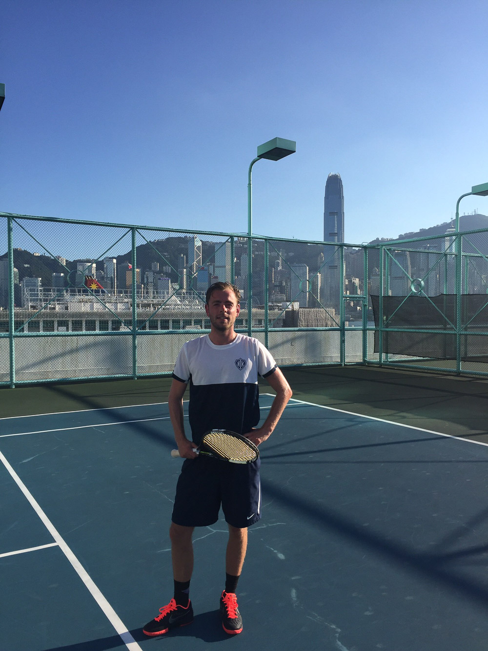 Fra telefonen: Tennis i Hong Kong