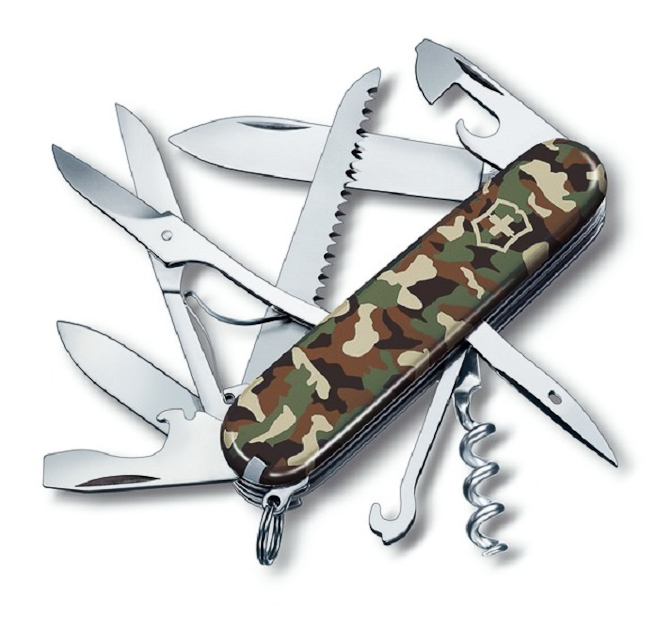 Swiss Army Knife med army print. 