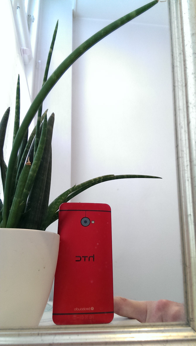 HTC One selfie. Med lidt hjælp. 