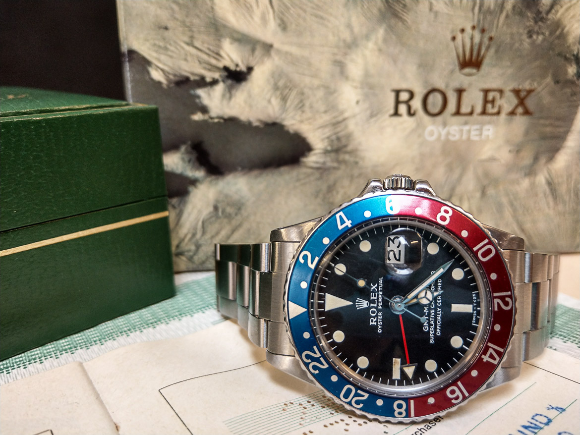 Rolex GMT Master fra 1973 - et vaskeægte ur